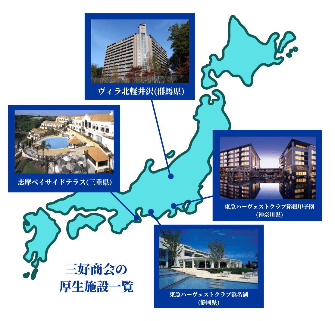 三好商会の福利厚生施設